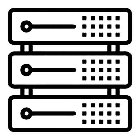 Server with dedicated hosting